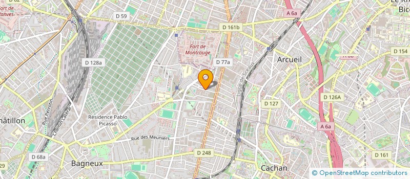 localisation de l'entreprise DAGOBAH à BAGNEUX