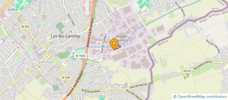 localisation de l'entreprise DAGOBAIRE  TOUFFLERS