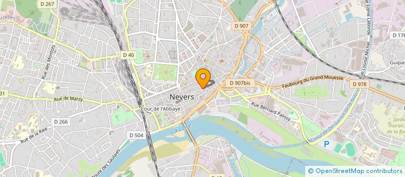 localisation de l'entreprise DAGOBERT à NEVERS