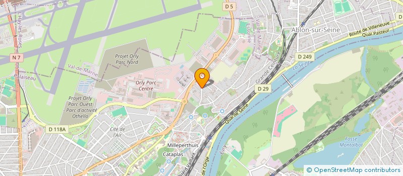 localisation de l'entreprise DAGOBERT à ATHIS-MONS