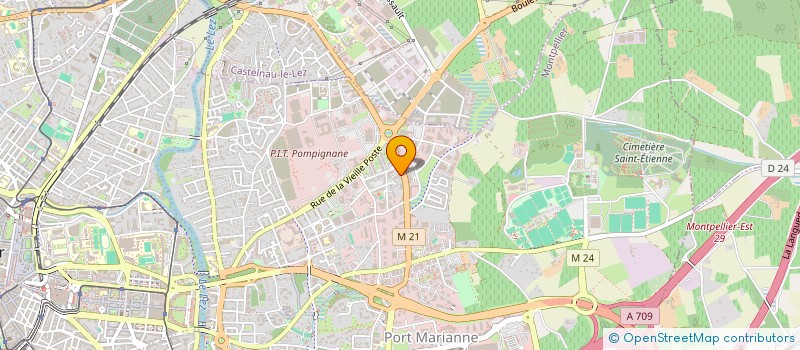 localisation de l'entreprise DAGOIS -TOTAL à MONTPELLIER