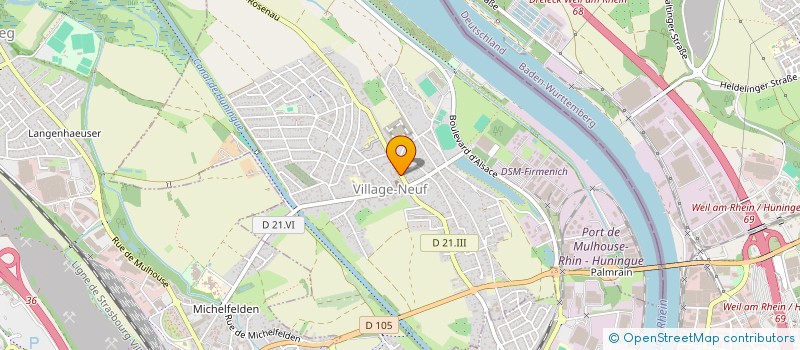 localisation de l'entreprise DAGON 3F IMMOBILIER  VILLAGE-NEUF