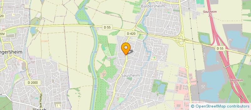 localisation de l'entreprise DAGON IMMOBILIER SAUSHEIM  SAUSHEIM