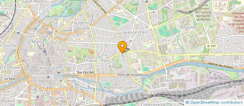 localisation de l'entreprise DAGORN FROMAGE à RENNES