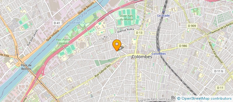localisation de l'entreprise DAGORNE  COLOMBES
