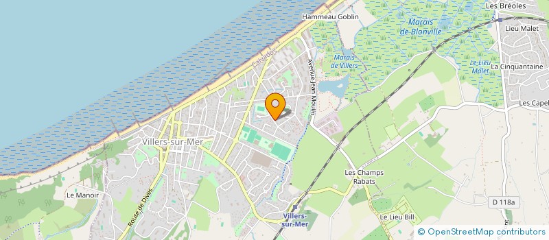 localisation de l'entreprise DAGORNE GILBERT ET HERISSON JC  VILLERS-SUR-MER