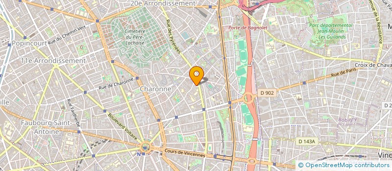 localisation de l'entreprise DAGORNO 5  PARIS