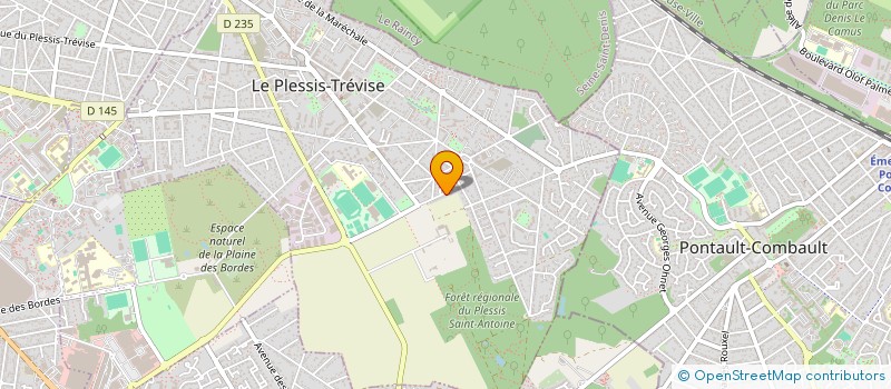 localisation de l'entreprise DAGOTY  LE PLESSIS-TREVISE