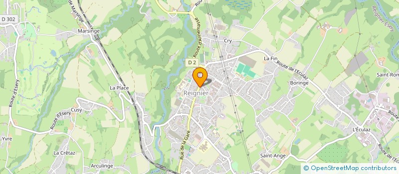 localisation de l'entreprise DAGRON-DELAVOET à REIGNIER-ESERY