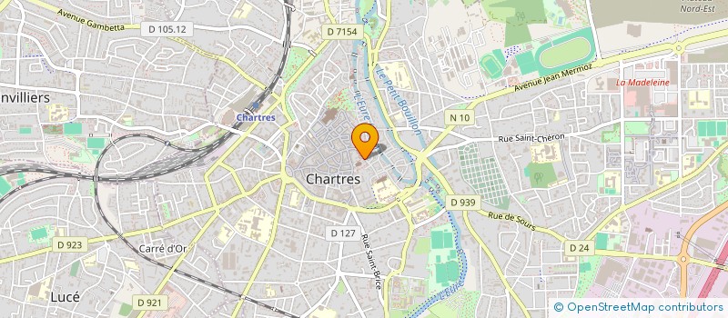 localisation de l'entreprise DAGRON STUDIO à CHARTRES