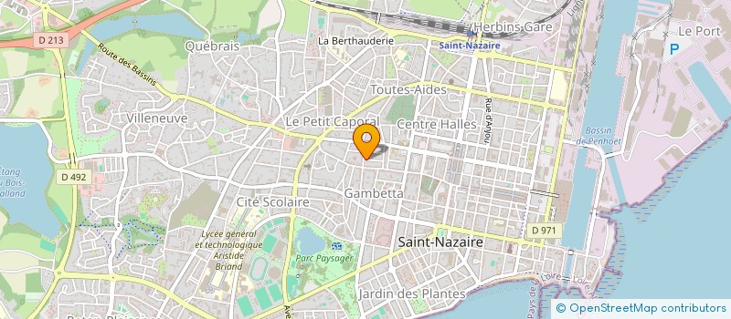 localisation de l'entreprise DAGS IMMOBILIER  SAINT-NAZAIRE