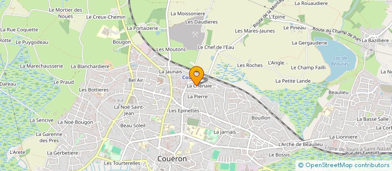 localisation de l'entreprise DAGTRANS à COUERON