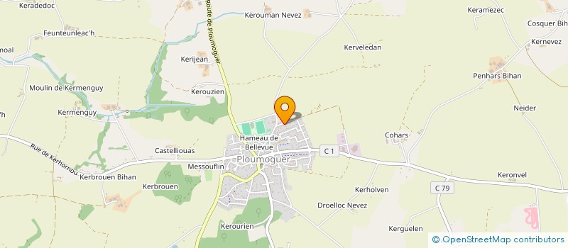 localisation de l'entreprise DAGUE DISTRIBUTION à PLOUMOGUER