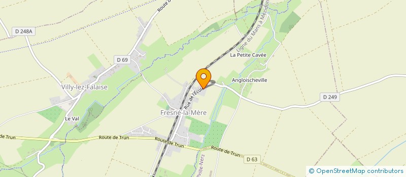 localisation de l'entreprise DAGUE SH  FRESNE-LA-MERE