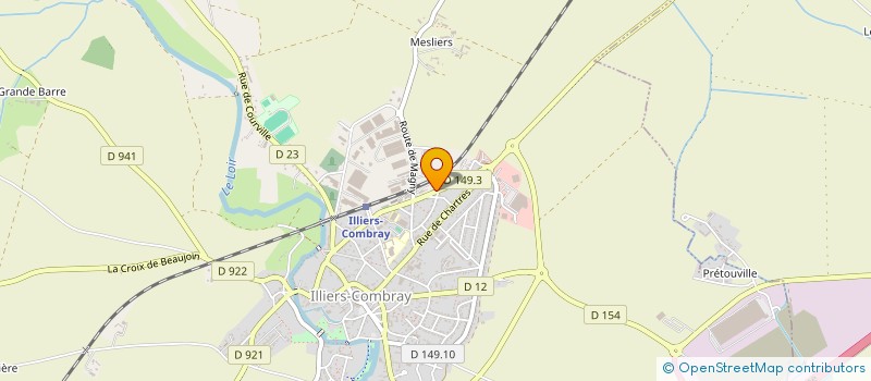 localisation de l'entreprise DAGUENET AVELINE à ILLIERS-COMBRAY