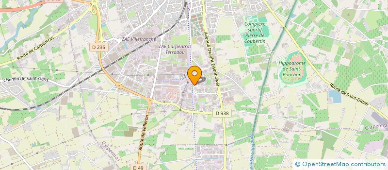 localisation de l'entreprise DAGUERRE  CARPENTRAS