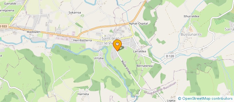 localisation de l'entreprise DAGUERRE CUISINES  AHAXE-ALCIETTE-BASCASSAN