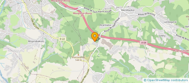 localisation de l'entreprise DAGUERRE LANDRI  VILLEFRANQUE