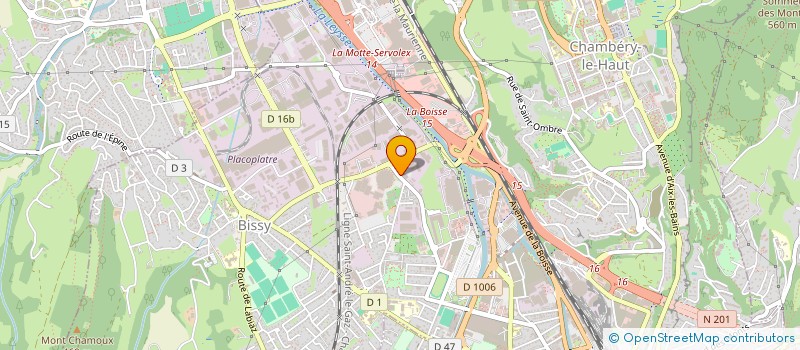 localisation de l'entreprise DAGUERRE SAVOIE  CHAMBERY