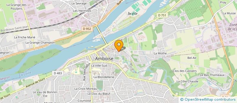 localisation de l'entreprise DAGUERRE VAL DE LOIRE  AMBOISE