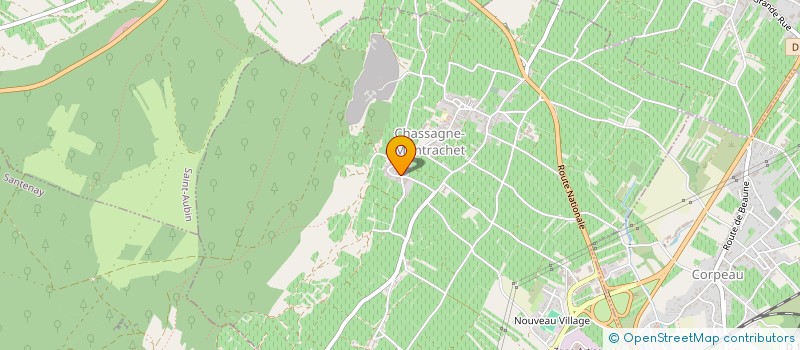 localisation de l'entreprise DAGUET  CHASSAGNE-MONTRACHET