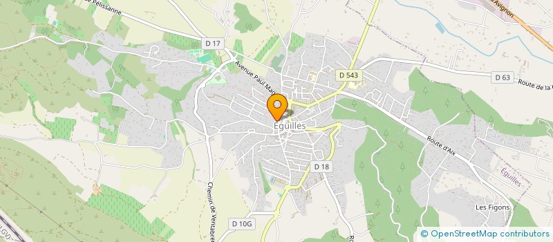 localisation de l'entreprise DAGUET ELECTRICITE à EGUILLES