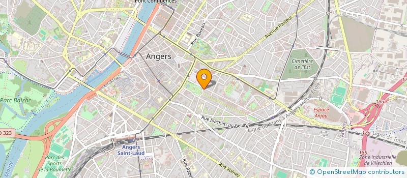 localisation de l'entreprise DAGUET IMMO à ANGERS