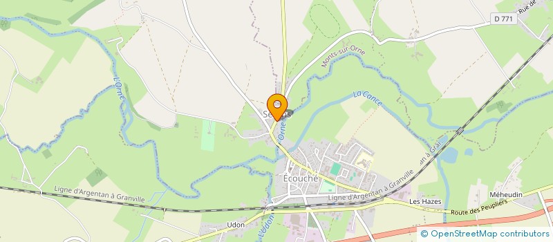 localisation de l'entreprise DAGUIN SERVICES EURL à ECOUCHE-LES-VALLEES