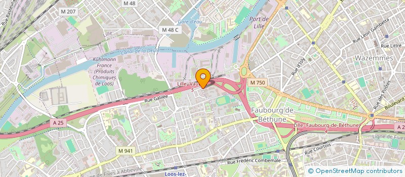 localisation de l'entreprise DAHAB à LILLE