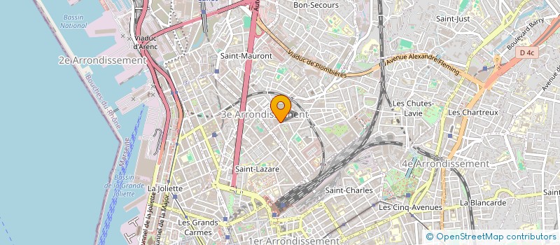 localisation de l'entreprise DAHAN FRERES à MARSEILLE
