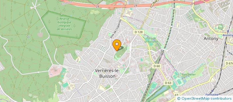 localisation de l'entreprise DAHE à VERRIERES-LE-BUISSON