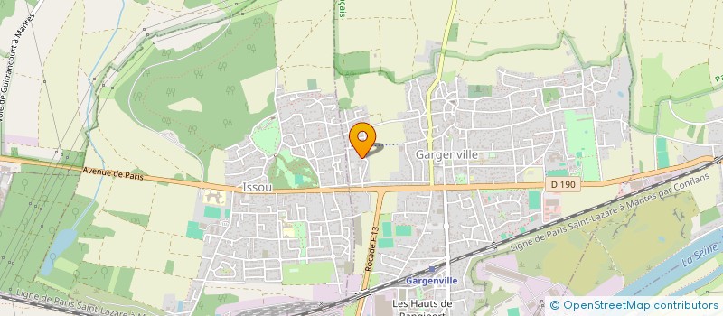 localisation de l'entreprise DAHEL TEX  GARGENVILLE