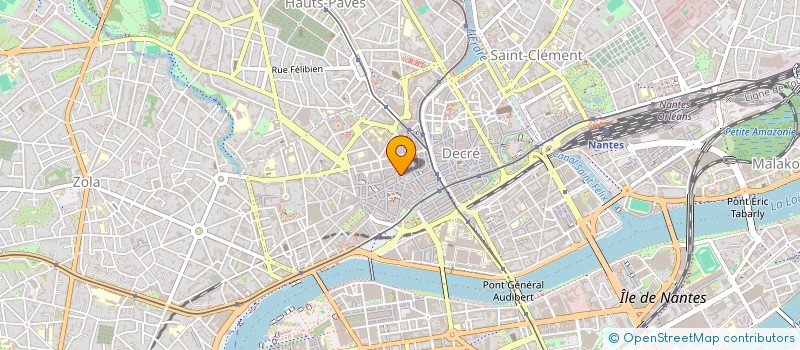 localisation de l'entreprise DAHIVE à NANTES