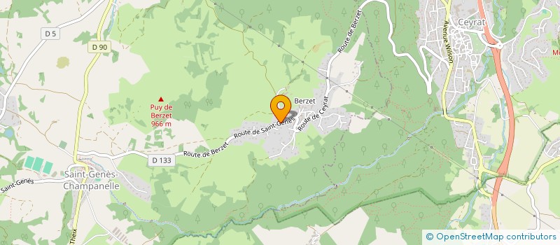 localisation de l'entreprise DAHLIA  SAINT-GENES-CHAMPANELLE