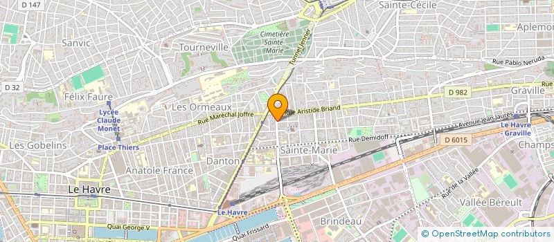 localisation de l'entreprise DAHLIA HOST à LE HAVRE