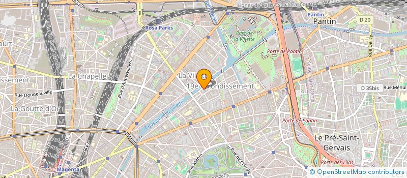 localisation de l'entreprise DAHLIA IMMOBILIER  PARIS