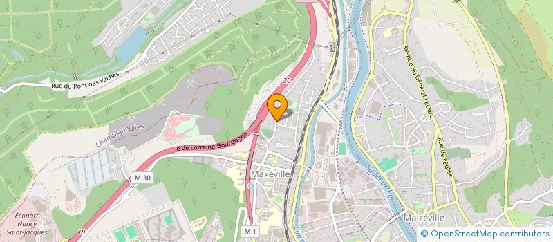 localisation de l'entreprise DAHLIA PROD  MAXEVILLE