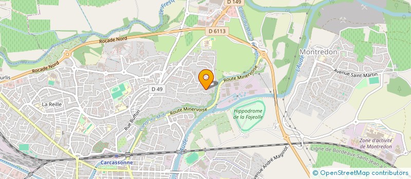 localisation de l'entreprise DAHLIA SERVICES  CARCASSONNE