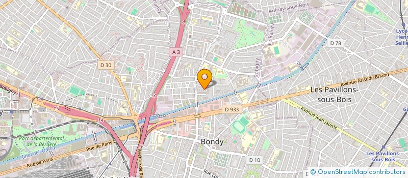 localisation de l'entreprise DAHLIAS  BONDY