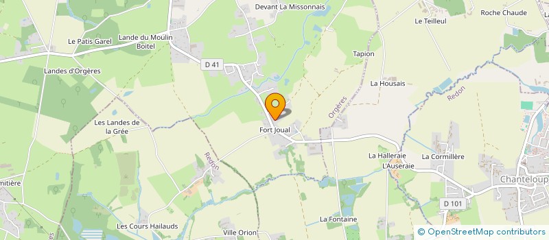 localisation de l'entreprise DAHLMEE à ORGERES