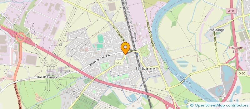 localisation de l'entreprise DAHM ET MATHIS  UCKANGE