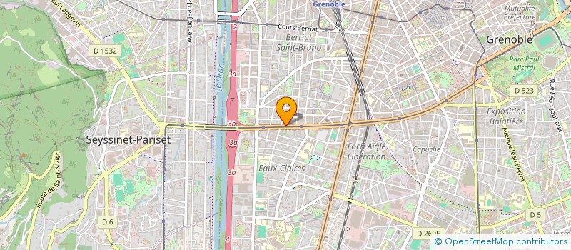 localisation de l'entreprise DAHMANE COIFFURE  GRENOBLE