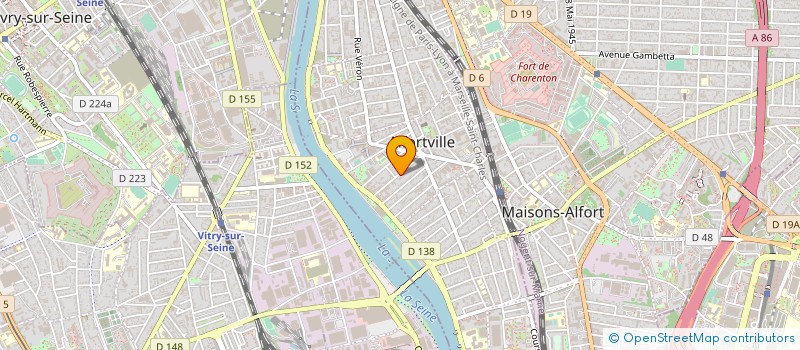 localisation de l'entreprise DAHMANE DECO à ALFORTVILLE