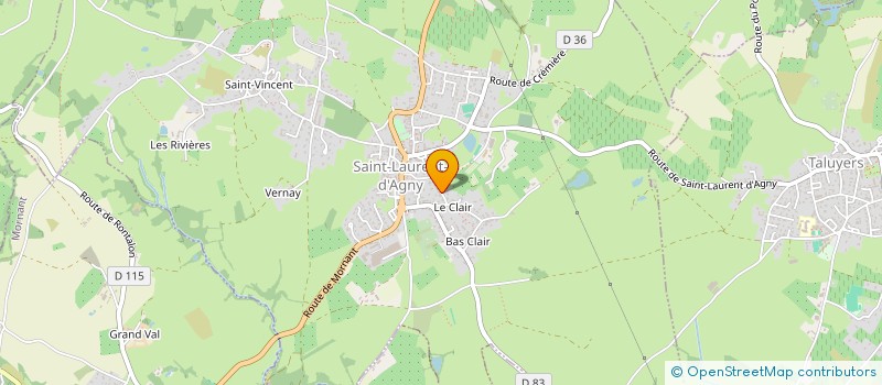 localisation de l'entreprise DAHMANI  SAINT-LAURENT-D'AGNY