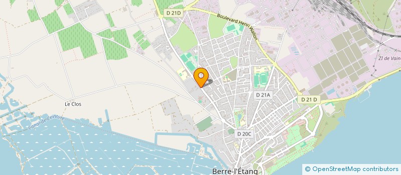 localisation de l'entreprise DAHMANI OUSSIDHOUM à BERRE-L'ETANG