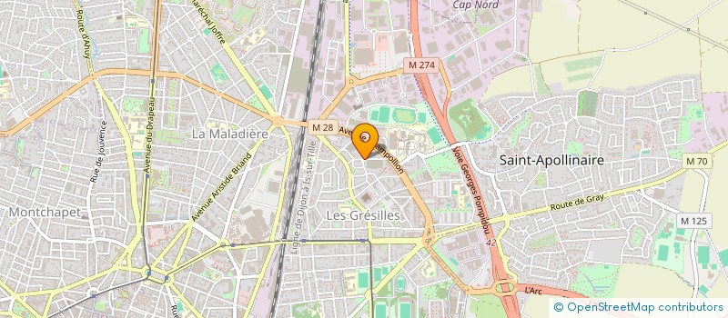 localisation de l'entreprise DAHMOUNI à DIJON