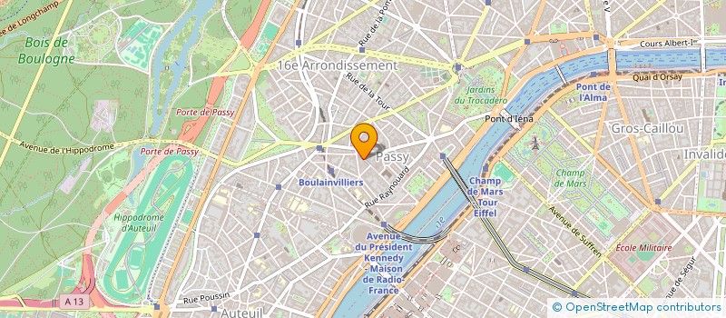 localisation de l'entreprise DAHO à PARIS