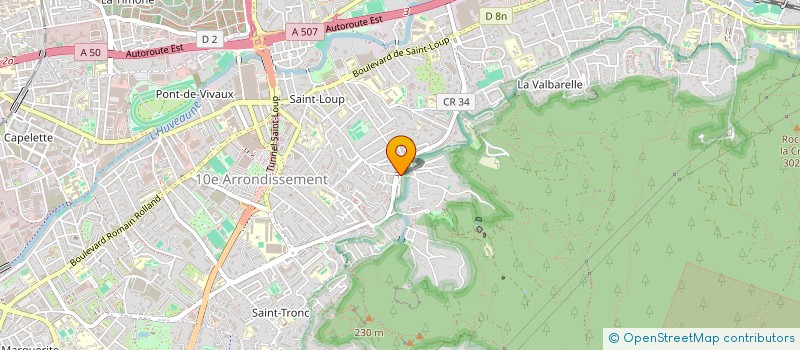 localisation de l'entreprise DAHO CONCEPT  MARSEILLE 10EME