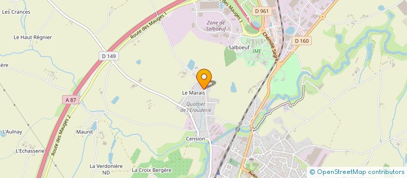 localisation de l'entreprise DAHOTECC à CHEMILLE-EN-ANJOU
