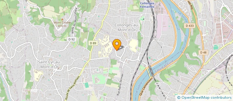 localisation de l'entreprise DAHRAVIS  COLLONGES-AU-MONT-D'OR